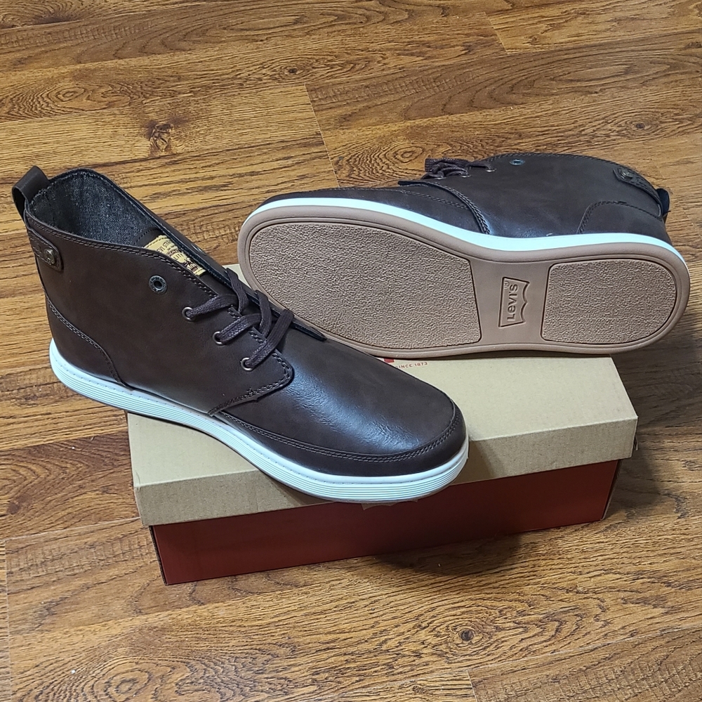 Levi's Levi's Men's Atwater-BRNSH Levis Chukka Sneakers Shoes - Picture 2 of 4